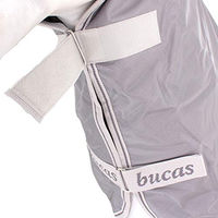 Produktbild von Bucas Smartex Turnout Combi Neck Pferdedecke aus Nylon in Iron Gate Grau Größe L