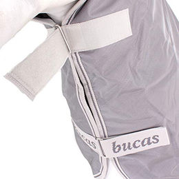 Bucas Smartex Turnout Combi Neck Pferdedecke Iron Gate Schwarz Grau XL - 300 g – Bild 1 von 3
