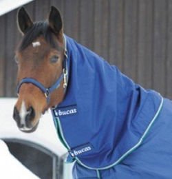 Bucas Smartex Turnout Combi Neck Pferdedecke mit Halsteil Blau Größe XS – Bild 1 von 8