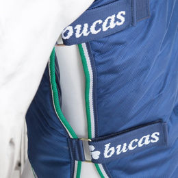 Bucas Smartex Turnout Combi Neck Pferdedecke mit Halsteil in Blau Größe XS – Bild 1 von 3