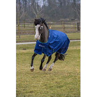 Produktbild von Bucas Smartex Turnout Rain Classic 0g Pony Pferdedecke Blau
