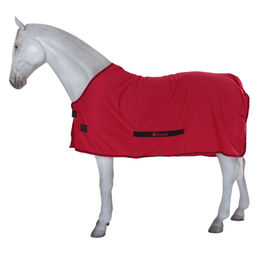 Bucas Sports Line Cooler Pferdedecke aus Polyester in Schwarz-Rot – Bild 1 von 8