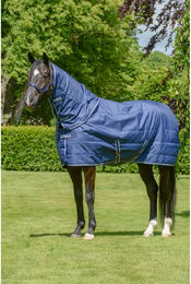 Bucas Stay Dry Pferdedecke Quilt 150g Navy Größe 165 – Bild 1 von 8