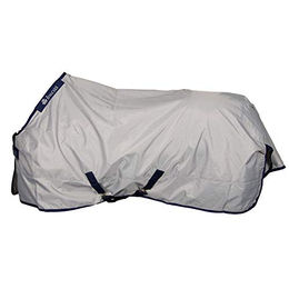 Bucas Sun-Shower Sommer-Regendecke für Pferde Silber 120 – Bild 1 von 6