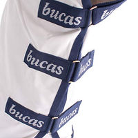Produktbild von Bucas Sweet-itch Full-Neck Ekzemerdecke für Ponys in Silber/Weiß aus Polyester