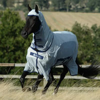 Produktbild von Bucas Sweet-itch X Light Fliegendecke für Pferde Silber Größe 140