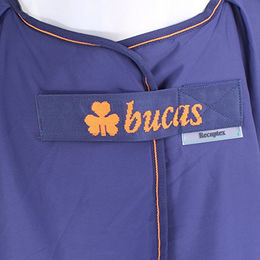 Bucas Therapy Cooler Big Neck Pferdedecke aus Polyester Navy/Orange Größe 140 – Bild 1 von 6