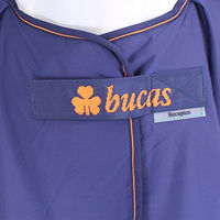 Produktbild von Bucas Therapy Cooler Big Neck Pferdedecke aus Polyester Navy/Orange Größe 140