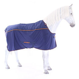 Bucas Therapy Cooler Decke für Pferde Blau Orange Edelstahl – Bild 1 von 6