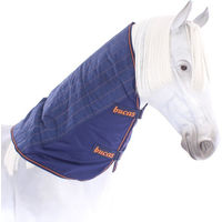Produktbild von Bucas Therapy Cooler Neck Fleece Decke für Pferde Navy/Orange