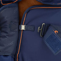 Produktbild von Bucas Therapy Cooler Rug Therapiedecke für Pferde Navy/Orange Größe 165