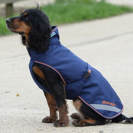 Bucas Therapy Hundedecke Navy/Orange 65 cm – Bild 1 von 2