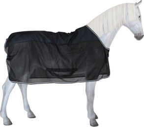 Bucas Therapy Mesh Cooler Limited Edition Fliegendecke für Pferde Schwarz 125 cm – Bild 1 von 4