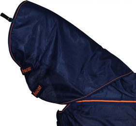 Bucas Therapy Mesh Halsdecke für Pferde in Blau und Orange Größe M – Bild 1 von 3