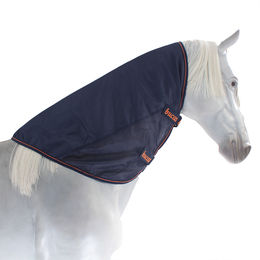 Produktbild von Bucas Therapy Mesh Neck Decke für Pferde Navy/Orange XXS