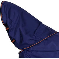 Produktbild von Bucas Therapy Turnout Combi Neck Halsdecke für Pferde in Navy/Orange Größe L