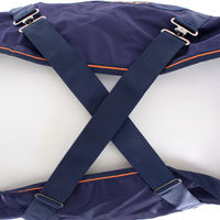 Produktbild von Bucas Therapy Turnout Pferdedecke Blau Orange Größe 135