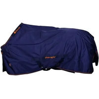 Produktbild von Bucas Therapy Turnout Wasserdichte Outdoor-Pferdedecke Navy/Orange