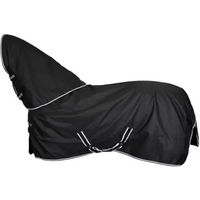 Produktbild von Bucas Trot Combi Neck 0g Halsteil für Pferde Schwarz Weiß Größe M