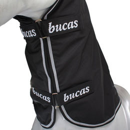 Bucas Trot Combi Neck Halsteil für Pferde Schwarz/Weiß Größe XS – Bild 1 von 6