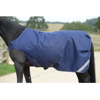 Produktbild von Bucas Walker Nierendecke für Pferde Navy/Silber Größe XL
