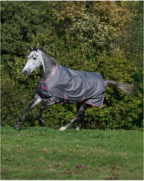 Produktbild von Bucas Winterdecke Freedom Turnout 300 g Grau aus Nylon für Pferde