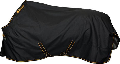 Bucas Winterdecke Irish Turnout 300 für Pferde Schwarz Gold aus Polyester – Bild 1 von 2