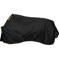 Produktbild von Bucas Winterdecke Irish Turnout 300 für Pferde Schwarz Gold aus Polyester