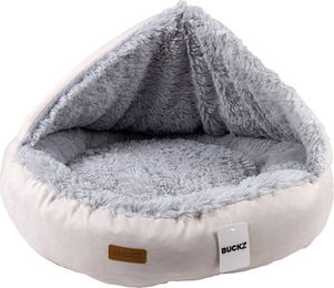 Buckz Cozy Cave Nox Kuschelhöhle aus Plüsch in Grau – Bild 1 von 4
