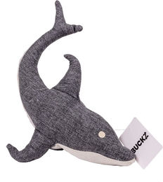 Buckz Plüschspielzeug Delphin Grau aus Stoff – Bild 1 von 2