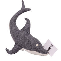 Produktbild von Buckz Plüschspielzeug Delphin Grau aus Stoff