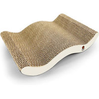 Produktbild von Buddy'z Best Katzen-Kratzbrett Welle aus Kratzpappe in Beige