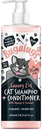 Bugalugs 2in1 Katzenshampoo und Conditioner mit Kokos und Papaya 500 ml - 500 ml – Bild 1 von 13