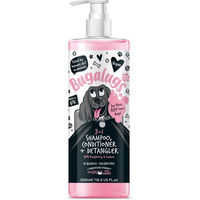 Produktbild von Bugalugs 3in1 Hundeshampoo Conditioner Entwirrer Himbeer Zitrone Duft Vegan 500 ml - 500 ml