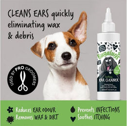 Bugalugs Beruhigender Ohrreiniger für Hunde und Welpen, 200 ml, Vegan - 200 ml – Bild 1 von 12