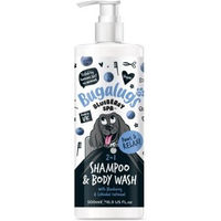 Produktbild von Bugalugs Blueberry Spa Hundeshampoo mit Blaubeere und Hafer für alle Felltypen und Größen
