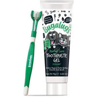 Produktbild von Bugalugs Dental Care Kit Zahnpflege-Set für Hunde mit Zahnpasta und Triplekopfbürste