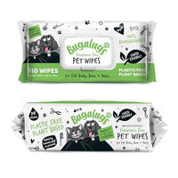 Produktbild von BUGALUGS Hund Feuchttücher zur Reinigung von Haut und Fell hypoallergen und vegan 200 Stück