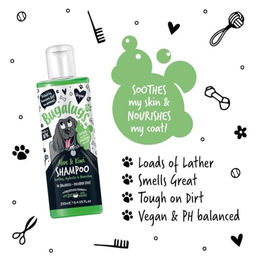 Bugalugs Hundeshampoo Aloe Vera & Kiwi 250 ml Vegan und PH-Neutral - 250 ml – Bild 1 von 7