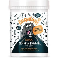 Produktbild von Bugalugs Kürbispulver Nahrungsergänzungsmittel für Hunde mit Probiotika zur Verdauung und Magen-Darm-Unterstützung 200g