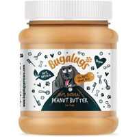 Produktbild von Bugalugs Natürliche Erdnussbutter für Hunde - Proteinreiche Leckerli-Paste ohne Zucker und Glutenfrei - 340 g - 340 g