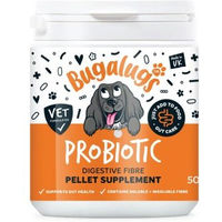 Produktbild von Bugalugs Probiotische Verdauungs-Pellets für Hunde zur Magen-Darm-Unterstützung 500g