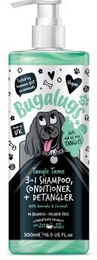 Bugalugs Tangle Tame 3-in-1 Hundepflege Shampoo Conditioner und Entwirrer mit Avocado und Kokosnuss für Welpen und alle Felltypen 500ml - 500 ml – Bild 1 von 11