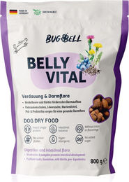 Produktbild von BugBell Belly Vital Trockenfutter für die Verdauung und Darmflora mit Insekten 12 x 800 g - 12 x 800 g