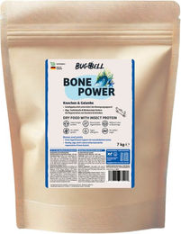 BugBell BonePower Premium Trockenfutter für Hunde mit Insekten Hypoallergen Monoprotein 7 kg - 7 kg – Bild 1 von 7
