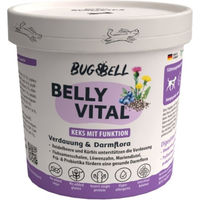 Produktbild von BugBell BugKeks Belly Vital Verdauung und Darmflora Funktionssnack mit Insekten 16 x 150 g - 16 x 150 g