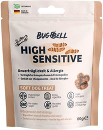BugBell HighSensitive Funktionssnack für Hunde mit Insekten und Bakterienprotein hypoallergen 12 x 60 g – Bild 1 von 1