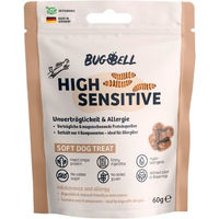 Produktbild von BugBell HighSensitive Funktionssnack für Hunde mit Insekten und Bakterienprotein hypoallergen 12 x 60 g