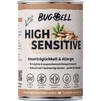 Produktbild von BugBell HighSensitive Nassfutter mit Insekten für erwachsene Hunde hypoallergen und nierenunterstützend 12 x 400 g