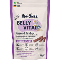 Produktbild von BugBell Knabbersticks Belly Vital Funktionssnack ohne tierisches Protein 60 g